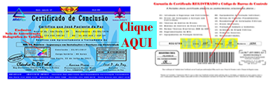 Vai para Página de CERTIFICADO.